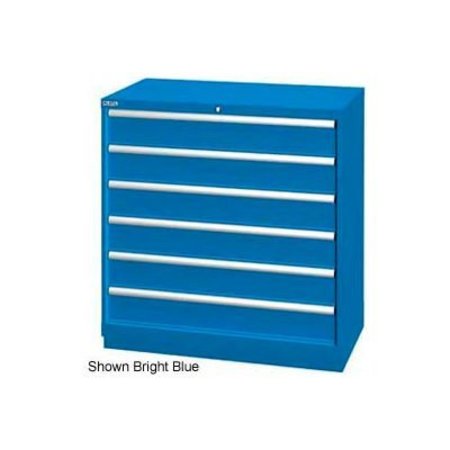 LISTA INTERNATIONAL Lista 40-1/4"W Drawer Cabinet, 6 Drawer, 72 Compart - Bright Blue, No Lock XSHS0900-0605BBNL